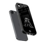 lord shiva black back phone cover | glass case for iphone 16e
