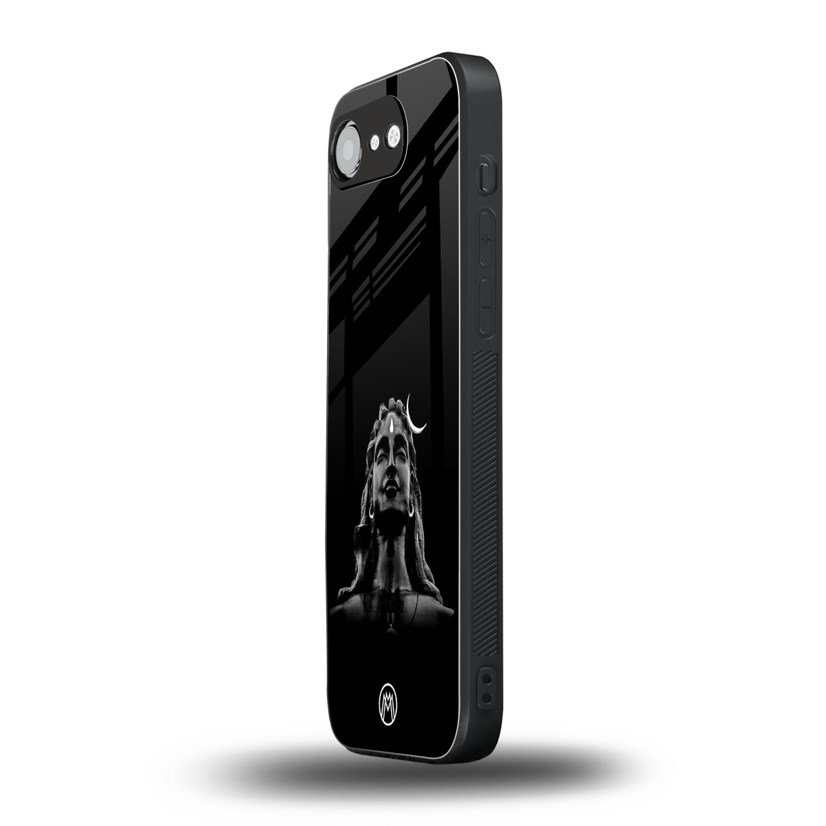 lord shiva black back phone cover | glass case for iphone 16e