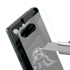 lord shiva black back phone cover | glass case for iphone 16e