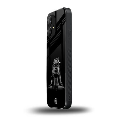 lord shiva black back phone cover | glass case for nothing phone 1