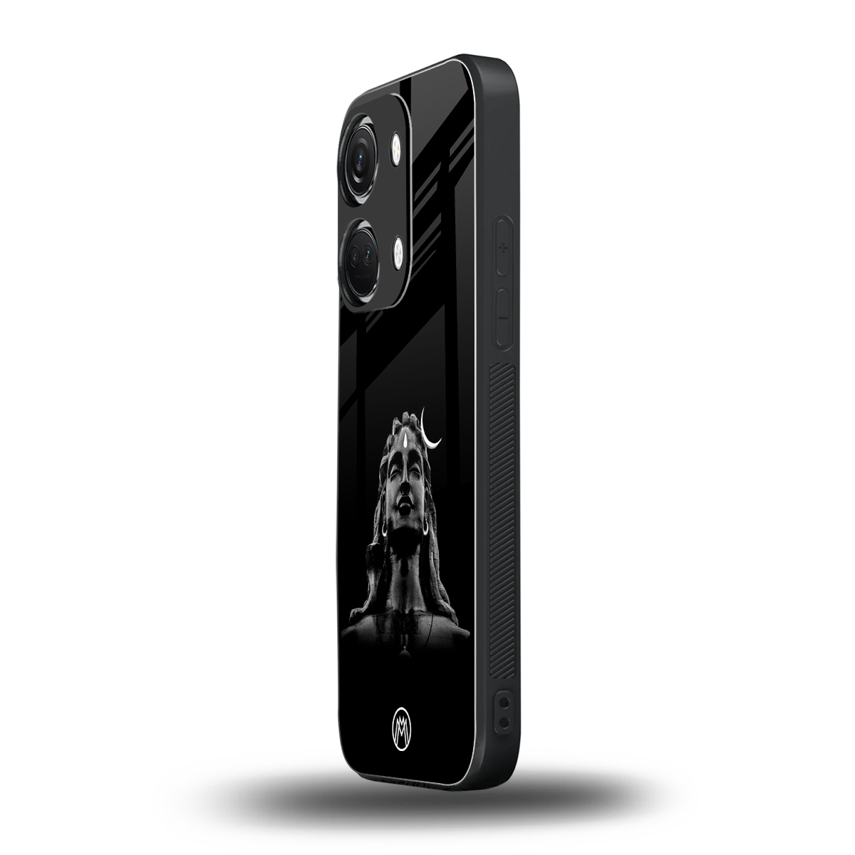lord shiva black back phone cover | glass case for oneplus nord 3