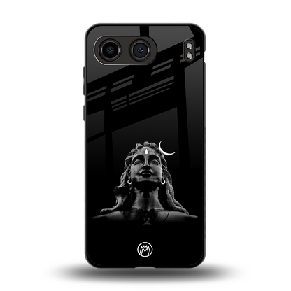 lord shiva black back phone cover | glass case for oneplus nord 4