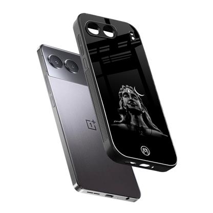 lord shiva black back phone cover | glass case for oneplus nord 4