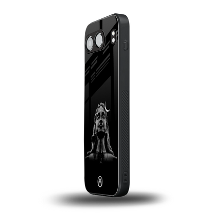 lord shiva black back phone cover | glass case for oneplus nord 4