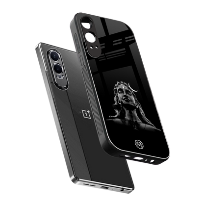 lord shiva black back phone cover | glass case for oneplus nord ce 4 lite