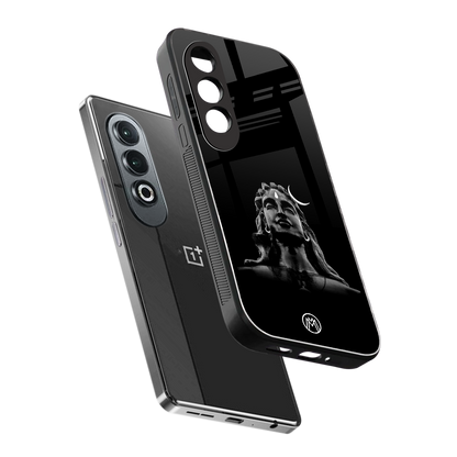 lord shiva black back phone cover | glass case for oneplus nord ce 4