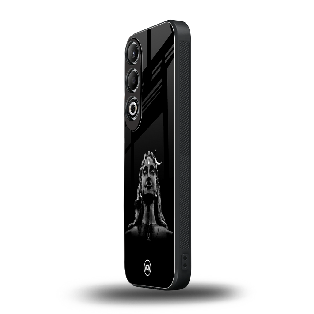 lord shiva black back phone cover | glass case for oneplus nord ce 4