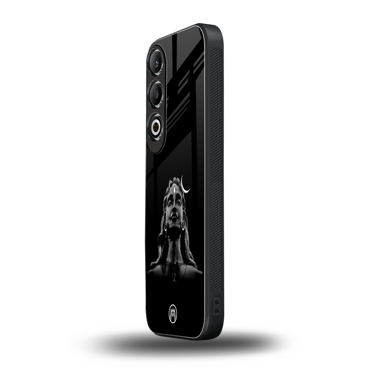 lord shiva black back phone cover | glass case for oneplus nord ce 4