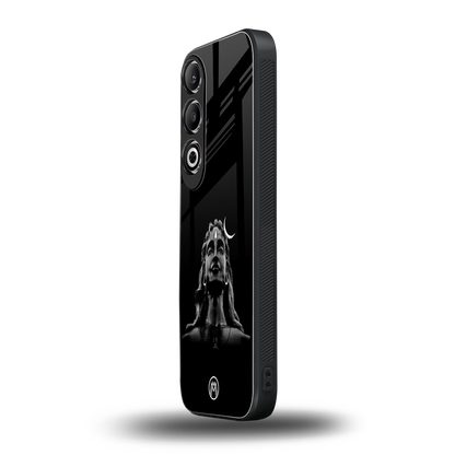 lord shiva black back phone cover | glass case for oneplus nord ce 4