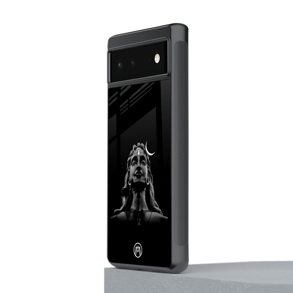 lord shiva black back phone cover | glass case for Google Pixel 6A