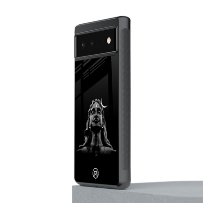 lord shiva black back phone cover | glass case for Google Pixel 6A