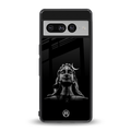 lord shiva black back phone cover | glass case for google pixel 7 pro