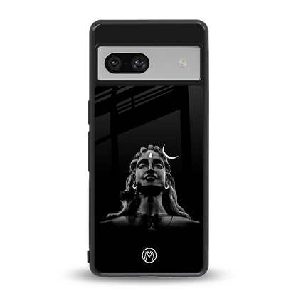 lord shiva black back phone cover | glass case for Google Pixel 7
