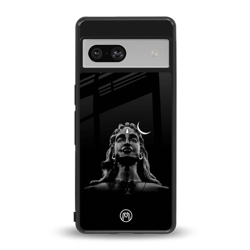 lord shiva black back phone cover | glass case for Google Pixel 7A