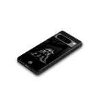 lord shiva black back phone cover | glass case for google pixel 8 pro