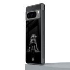 lord shiva black back phone cover | glass case for google pixel 8 pro
