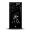 lord shiva black back phone cover | glass case for samsung galaxy s24 ultra