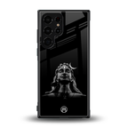 lord shiva black back phone cover | glass case for samsung galaxy s23 ultra