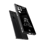 lord shiva black back phone cover | glass case for samsung galaxy s24 ultra