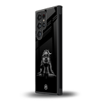 lord shiva black back phone cover | glass case for samsung galaxy s23 ultra