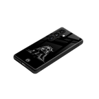 lord shiva black back phone cover | glass case for samsung galaxy s24 fe
