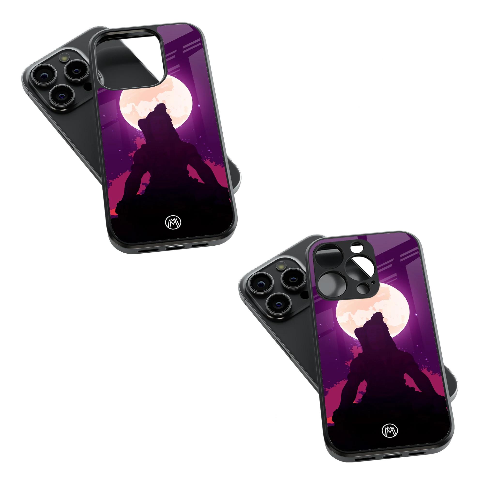 Trendy Glass Back Mobile Case for iPhone, Samsung, Redmi, OnePlus, Google Pixel, Motorola