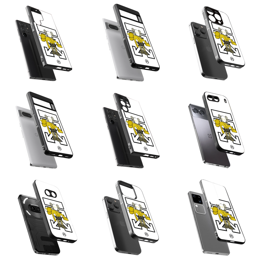 Durable Glass Back Mobile Case for iPhone, Samsung, OnePlus, Google Pixel, Redmi, Vivo, Oppo