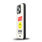 lost happiness back phone cover | glass case for iphone 13 pro