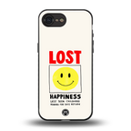 lost happiness back phone cover | glass case for iphone 16e