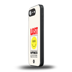 lost happiness back phone cover | glass case for iphone 16e
