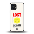 lost happiness back phone cover | glass case for nothing phone 1