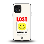 lost happiness back phone cover | glass case for nothing phone 1