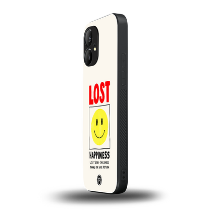 lost happiness back phone cover | glass case for nothing phone 1