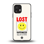 lost happiness back phone cover | glass case for nothing phone 2