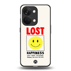 lost happiness back phone cover | glass case for oneplus nord 3