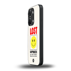 lost happiness back phone cover | glass case for oneplus nord 3