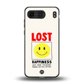 lost happiness back phone cover | glass case for oneplus nord 4