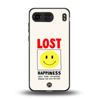 lost happiness back phone cover | glass case for oneplus nord 4