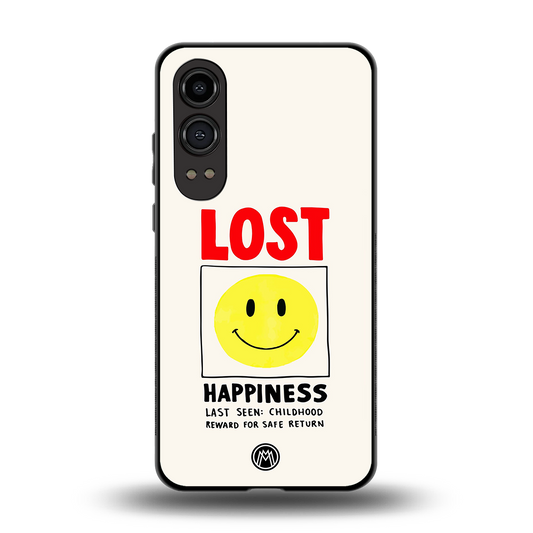 lost happiness back phone cover | glass case for oneplus nord ce 4 lite