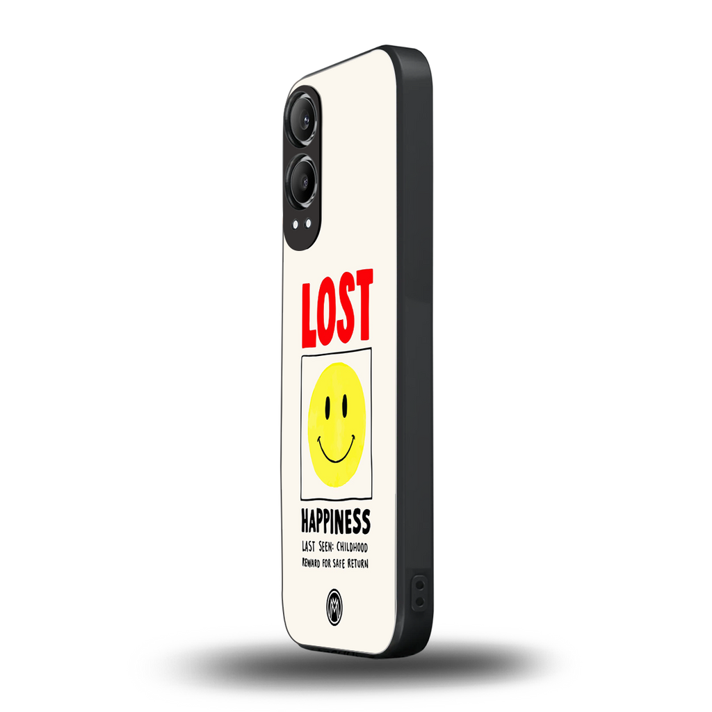 lost happiness back phone cover | glass case for oneplus nord ce 4 lite