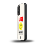 lost happiness back phone cover | glass case for oneplus nord ce 4 lite
