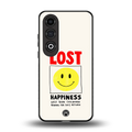 lost happiness back phone cover | glass case for oneplus nord ce 4