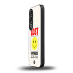 lost happiness back phone cover | glass case for oneplus nord ce 4