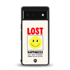 lost happiness back phone cover | glass case for google pixel 6
