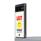 lost happiness back phone cover | glass case for google pixel 6