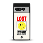 lost happiness back phone cover | glass case for google pixel 7 pro