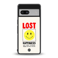 lost happiness back phone cover | glass case for Google Pixel 7
