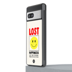 lost happiness back phone cover | glass case for Google Pixel 7