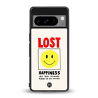 lost happiness back phone cover | glass case for google pixel 8 pro