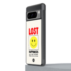 lost happiness back phone cover | glass case for google pixel 8 pro